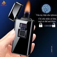 Bật lửa điện công suất cao 2 tia plasma cảm ứng khóa vân tay siêu đẳng cấp BL120JL168