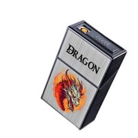 Bật lửa điện hộp thuốc 2 in1 hình rồng sạc điện