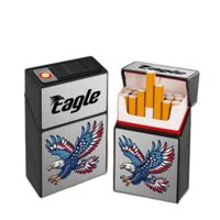 Bật lửa điện hộp thuốc hình đại bàng sạc điện