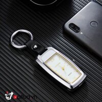 Bật Lửa Điện Kiêm Đồng Hồ Móc Chìa Khóa Màu Bạc - BLD0031B