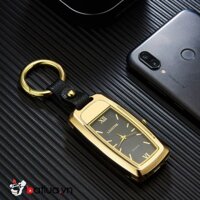 Bật Lửa Điện Kiêm Đồng Hồ Móc Chìa Khóa Màu vàng - BLD0031V
