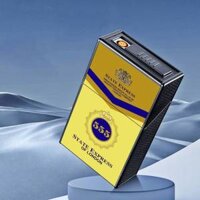 Bật lửa điện kiêm gói thuốc lá in nhãn hiệu 555