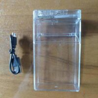 Bật lửa điện kiêm hộp thuốc trong suốt