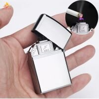 Bật Lửa Điện Plasma 4 Tia  Dạng Zippo Nhỏ Gọn Sạc Pin BLJL219