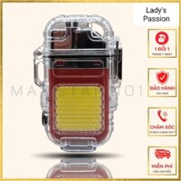 Bật Lửa điện Plasma Cao Cấp 4in1 Kiêm đèn đèn Pin Mini Cob đa Năng, Chống Nước Ip56, Cổng Sạc Type C Tiện Lợi Gd023 – Lady’s Passion