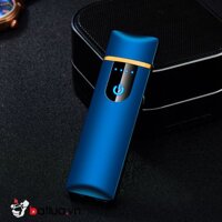 Bật Lửa Điện Sạc USB Cảm Ứng Màu Xanh - BLD0041X