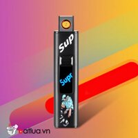 Bật Lửa Điện Sạc USB Supreme Màu Đen - BLD0019A