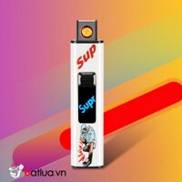 Bật Lửa Điện Sạc USB Supreme Màu Trắng - BLD0019T