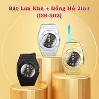 Bật lửa đồng hồ 2 in 1 DH-502 – xài gas