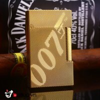 Bật Lửa Dupont Khắc Chữ 007 Màu Vàng Sang Trọng - DP0042