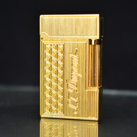 Bật lửa Dupont Ligne 2 kẻ vuông D34