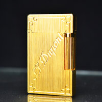 Bật lửa Dupont vân xước hoa văn chìm chữ chéo D32