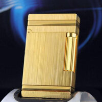 Bật lửa Dupont vàng xước 2 D55