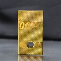 BẬT LỬA DUPONT XĂNG LỖ THỦNG VIÊN ĐẠN 007 MẠ VÀNG SỌC XÉO DX7 SỬ DỤNG XĂNG BẬT LỬA ZIPPO