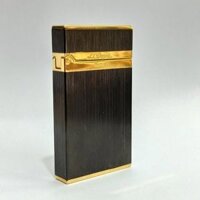 BẬT LỬA DUPONT XĂNG NHÁM ĐEN VIỀN VÀNG DX11