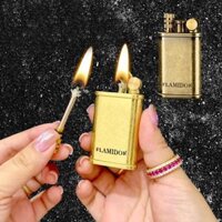 Bật lửa Flamidor xăng đá 2 chế độ đánh lửa (kim loại nguyên khối)