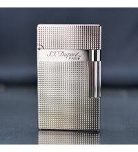 Bật lửa ga đá Dupont hồng kong D-229T caro vuông nhỏ mini