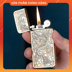 Bật lửa ga họa tiết rồng nổi