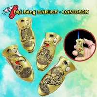 Bật lửa hình đại bàng Harley Davidson kèm dao bấm tự vệ – (xài gas)