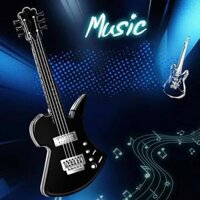 Bật lửa hình guita điện lửa khò dùng gas