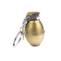 Bật lửa hình quả lựu đạn da trơn mini