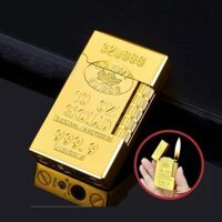 Bật lửa hình thỏi vàng 9999 Dupont M16 dùng gas