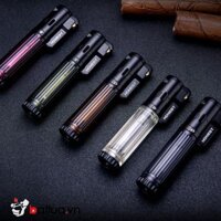 Bật Lửa HONEST 1 Tia Lửa Khò Đánh Đá Trong Suốt - BaiCheng Rome Windproof Lighter Transparent Grinding Wheel Light