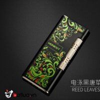 Bật Lửa Honest Bằng Kim Loại Cao Cấp Trượt xiên Bánh mài Siêu Mỏng In Hoa Văn - High Quality Metal Honest Lighters Sliding Diagonal Pattern Print