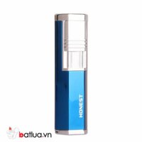 Bật lửa khò 2 tia Honest có đầu đục xì gà màu xanh - BL11300-B
