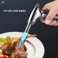 Bật lửa khò cầm tay 3 tia lửa mạnh mẽ thiết kế nhiều chức nặng hổ trợ tiện lợi