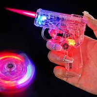 Bật lửa khò hình súng con quay trong suốt 3 IN 1