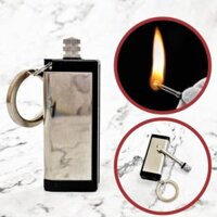 Bật lửa móc khóa diêm xăng chữ nhật