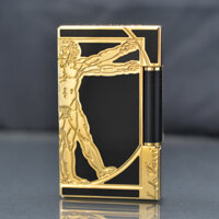 Bật Lửa ST Dupont Hồng Kông Sơn Mài Bức Tranh Vitruvius