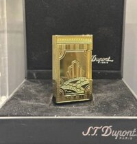 Bật lửa ST. Dupont Hồng Kông Hoa Văn Mô Phỏng Thành Phố Paris