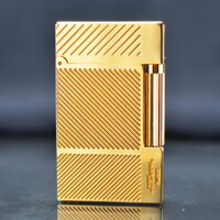 Bật lửa ST Dupont kẻ chìm vân chéo D93