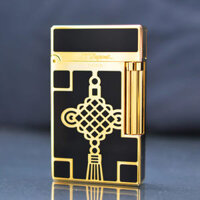 Bật Lửa ST Dupont Sơn Mài Hoa Văn Đèn Lồng D124