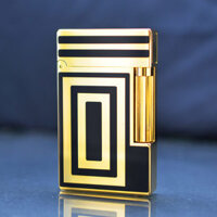 Bật Lửa ST Dupont Sơn Mài Vòng Xoáy Chữ Nhật D137