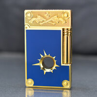 Bật lửa ST Dupont Supper xanh vàng điệp viên 007 c