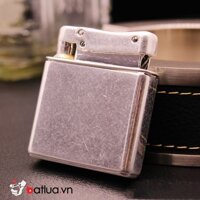 Bật Lửa Xăng Đá Pronise BNC006 Bạc Vân Xước - BLX0095