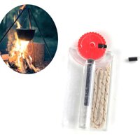 Bật Lửa Xăng Đá Zorro Mini EDC Flintstone Wick Bông Thay Thế Hộp Đựng Bật Lửa Dùng Cho Ngoài Trời Dầu Dầu Hỏa Bật Lửa