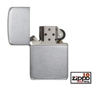 Bật lửa Zippo 1941Replica Brushed Chrome Trắng nhám SKU 1941 - Chính hãng 100