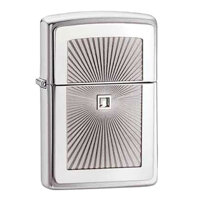 Bật Lửa Zippo 20882 Picture Perfect Emblem Brushed Chrome