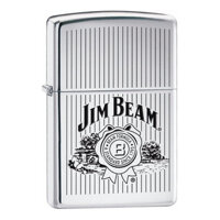 Bật Lửa Zippo 24551 Jim Beam Hp Chrome Windproof Lighter