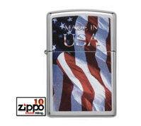 Bật lửa Zippo 24797 Quốc Kỳ Mỹ - Made in USA - Chính Hãng 100