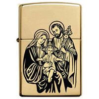 Bật Lửa Zippo 254B Khắc Gia Đình Thánh Gia  Zippo 254B.Gdthanhgia
