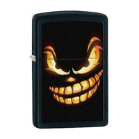 Bật Lửa Zippo 28439 Scary Jack O Lantern Black Matte