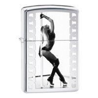 Bật Lửa Zippo 28448 Pole Dancer Polished Chrome