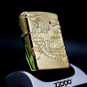 Bật lửa Zippo 29265 Armor Multicut Dragon