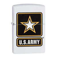 Bật Lửa Zippo 29389 Us Army Star White Matte