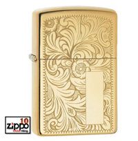 Bật lửa Zippo 352B Brass Venetian Design - Chính hãng 100